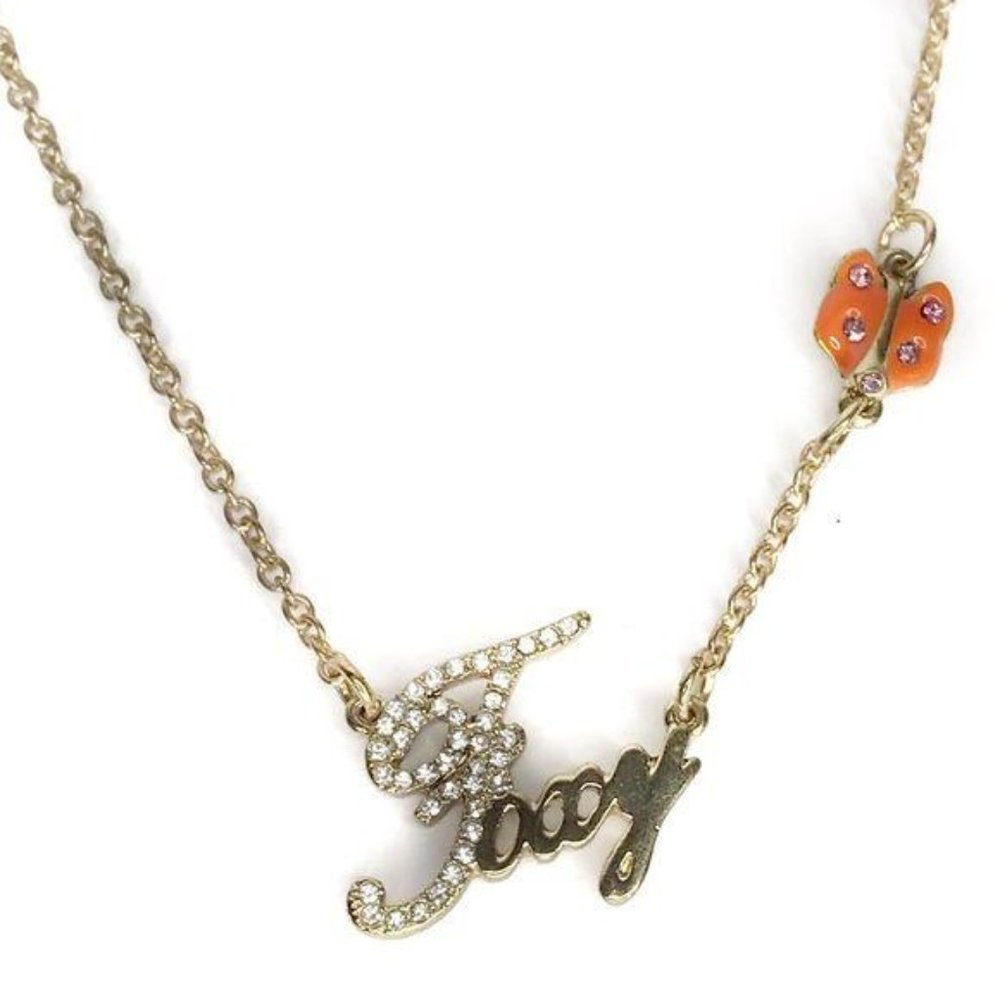 Betsy Johnson Foxy Pendant Necklace